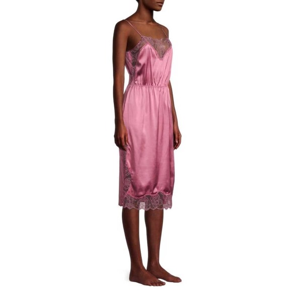 Fleur du Mal Other - Fleur Du Mal Rose Lace Slip Dress $465 size S